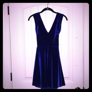 NWOT: Velvet criss cross backless dress
